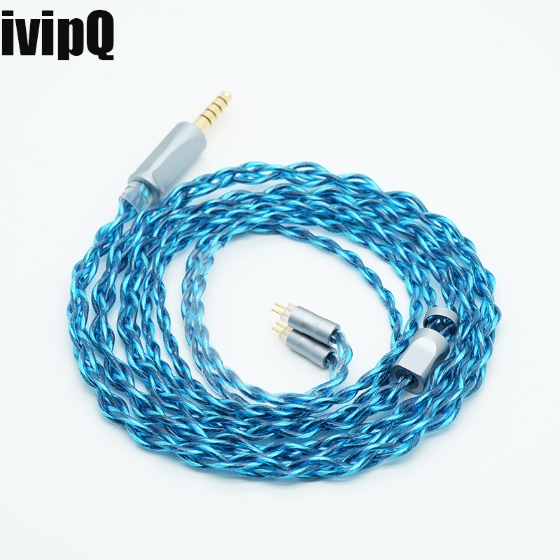 Balanced Headphone Cable 4.4Mm Mmcx - Cable de actualización de auriculares ivipQ