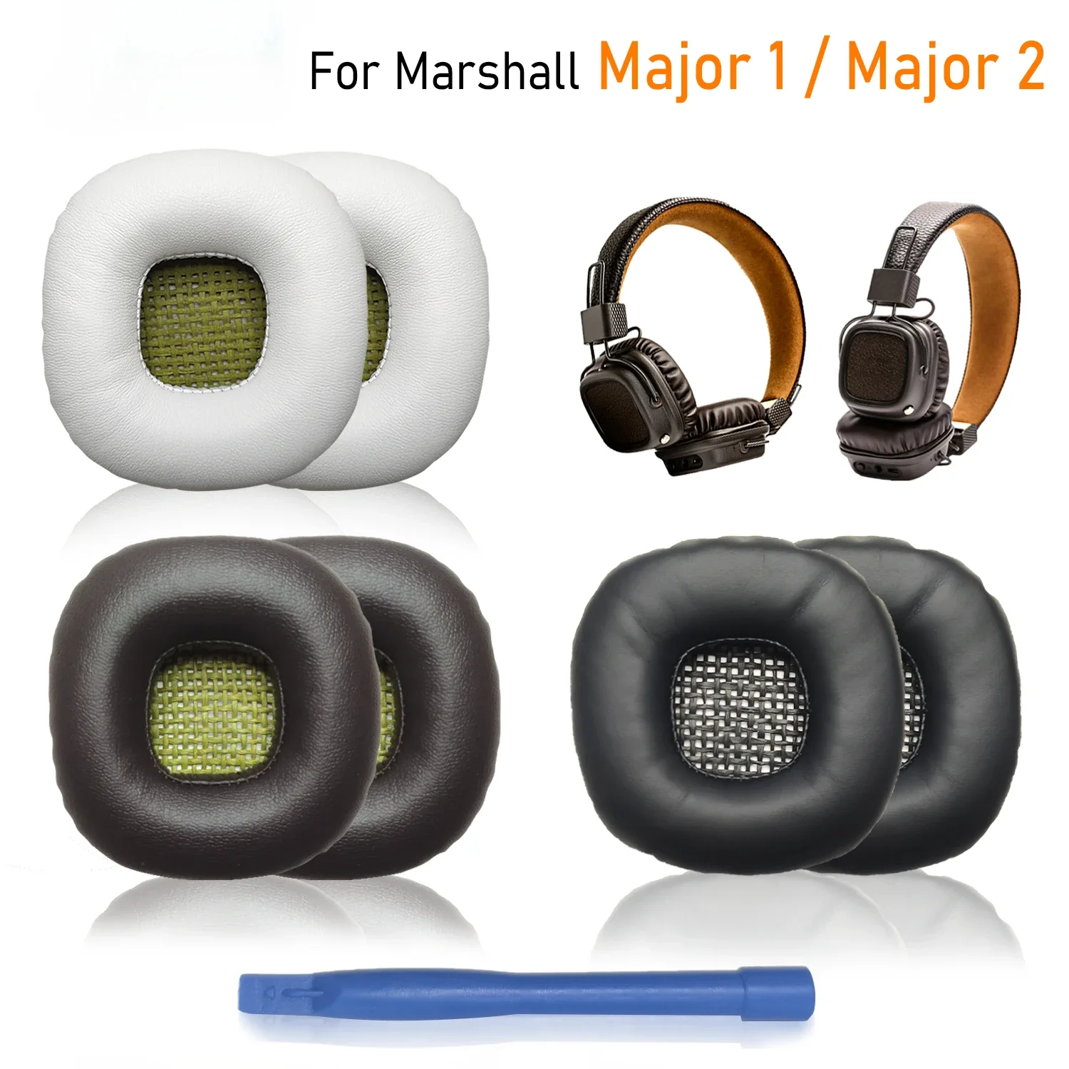 Headphone Replacement Ear Pads Memory Foam - Almohadillas de repuesto para auriculares Marshall