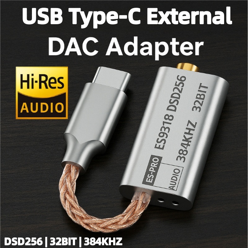 Headphone Amplifier Portable Dac Usb - Amplificador de auriculares USB DAC ES9318