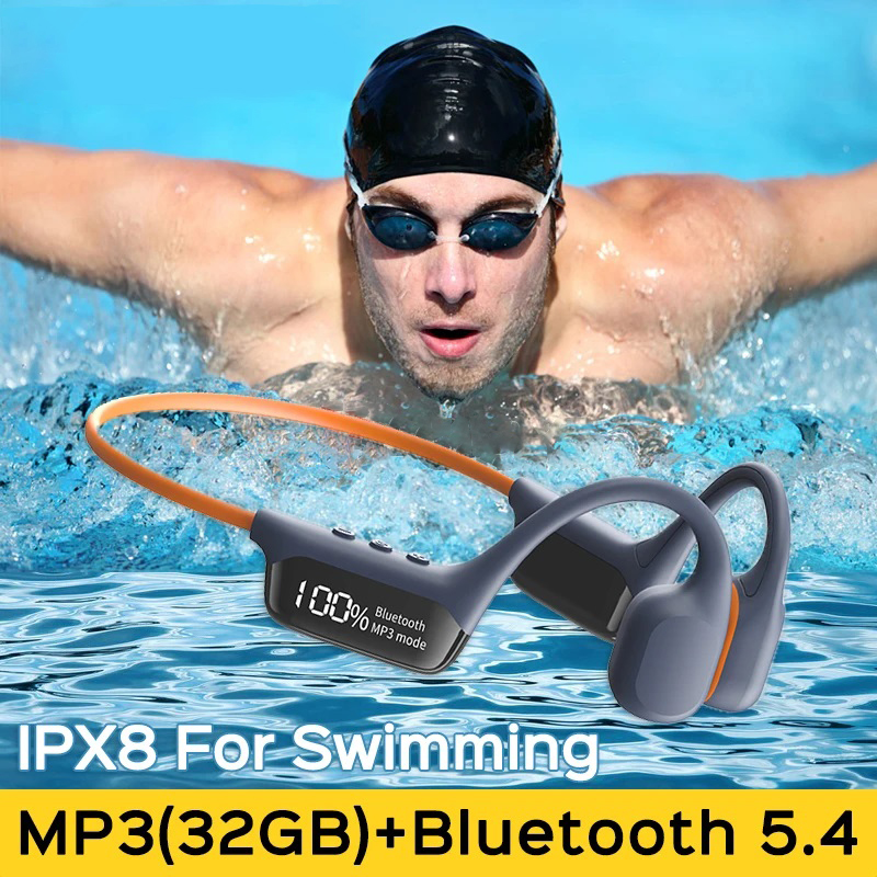 Bone Conduction Headphones Swimming Ip68 - Auriculares Inalámbricos LonMao S10 con Conducción