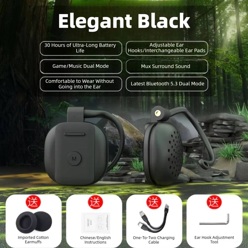 Wireless Earbuds Gaming Low Latency - Nuevos Auriculares Inalámbricos Bluetooth OWS Open