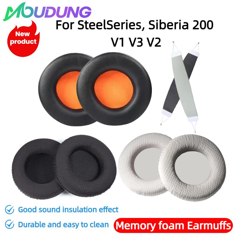 Headphone Replacement Ear Pads Memory Foam - Almohadillas de repuesto MOUDUNG para SteelSeries,