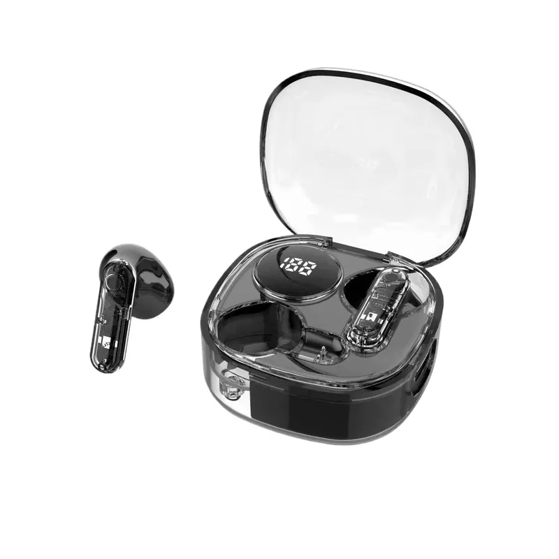 Noise Cancelling Earbuds Tws Transparency - Auriculares inalámbricos transparentes con Bluetooth TWS,