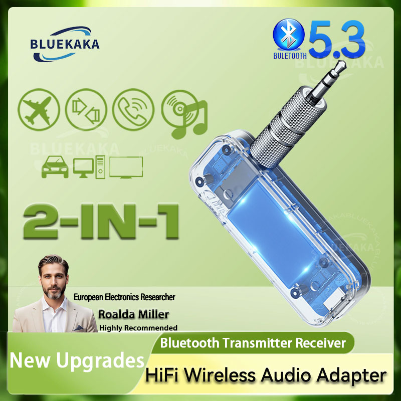 Anc Wireless Headphones Bluetooth 5.3 - Receptor y transmisor Bluetooth original BLUEKAKA