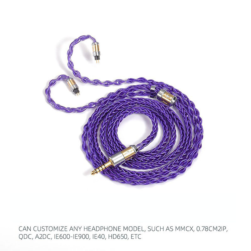 Balanced Headphone Cable 4.4Mm Mmcx - Cable de Auriculares MMCX de 8