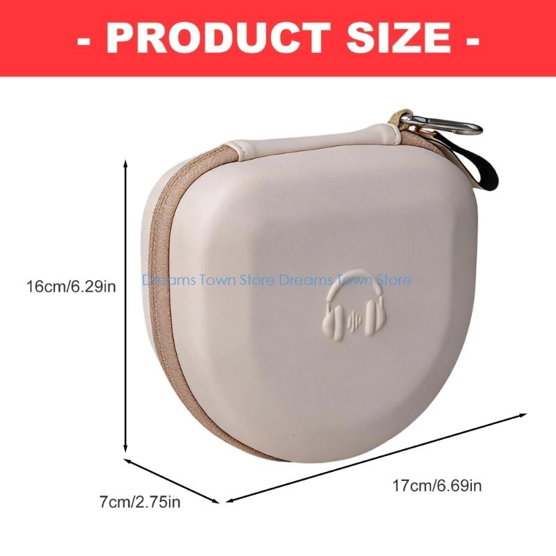Headphone Carrying Hard Case Travel - Estuche transporte para auriculares HX6A con