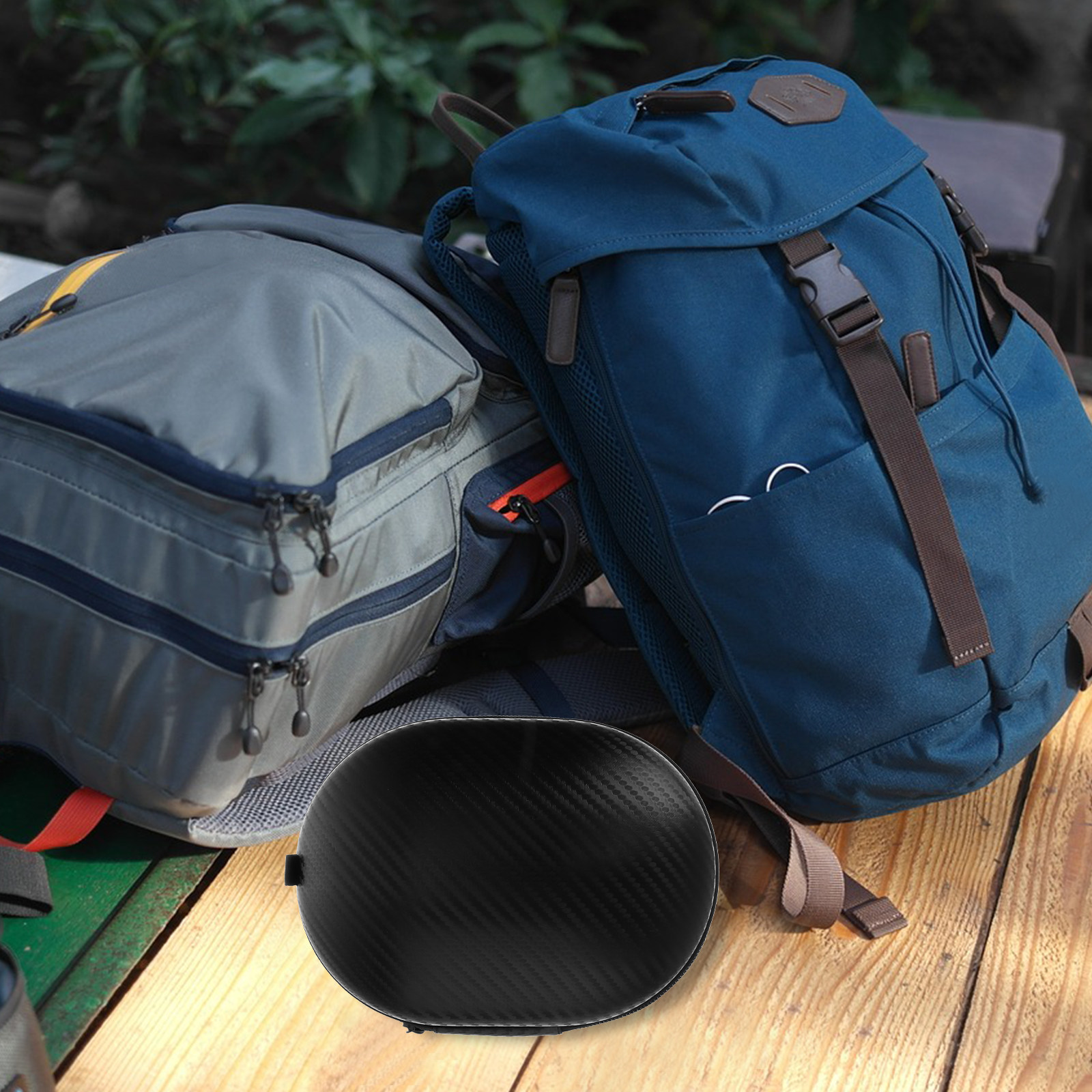 Headphone Carrying Hard Case Travel - 1 unidad: estuche protector rígido de