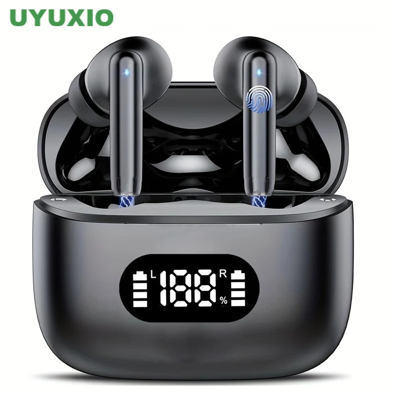 Noise Cancelling Earbuds Tws Transparency - UYUXIO auriculares inalámbricos 40dB cancelación de