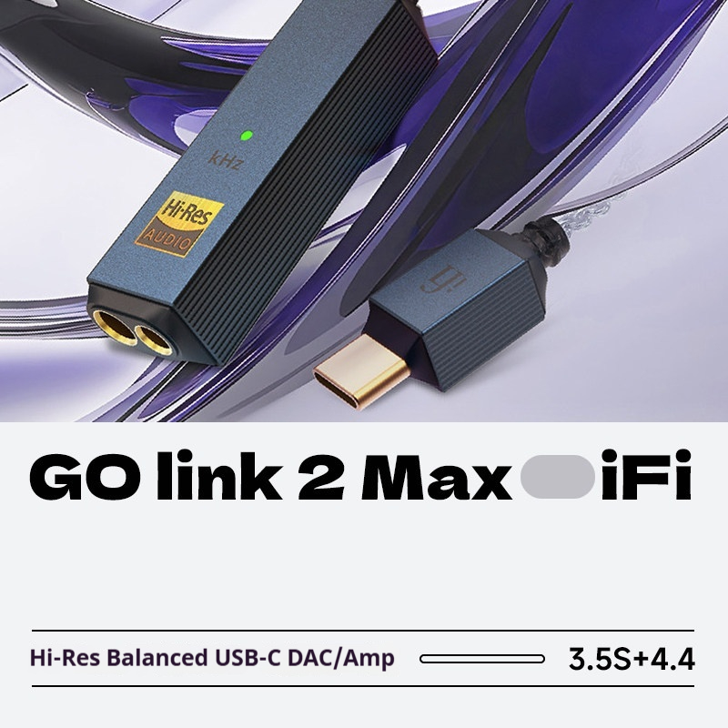 Headphone Amplifier Portable Dac Usb - iFi Audio GO Link 2 Max,