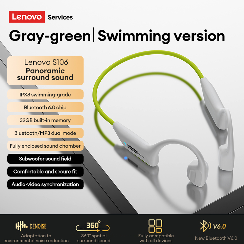Choice Lenovo S106 Auriculares - Bone Conduction Headphones Swimming Ip68 reseña y precio