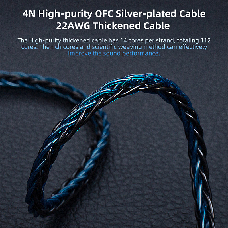 KBEAR-Cable de auriculares ST1 - Balanced Headphone Cable 4.4Mm Mmcx reseña y precio