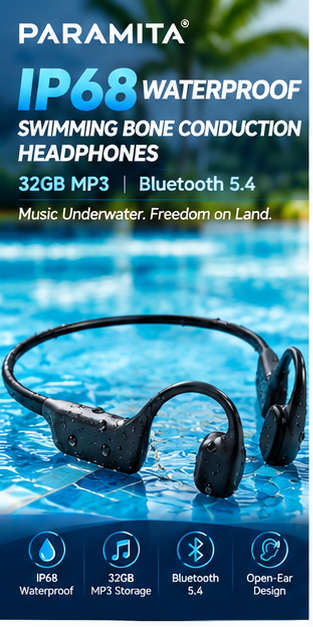 Auriculares de conducción ósea - Bone Conduction Headphones Swimming Ip68 reseña y precio