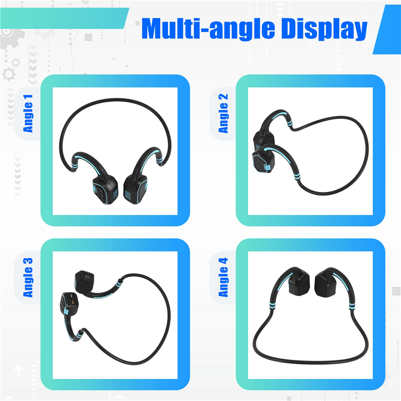 Excelentes auriculares de cond - Bone Conduction Headphones Swimming Ip68 reseña y precio