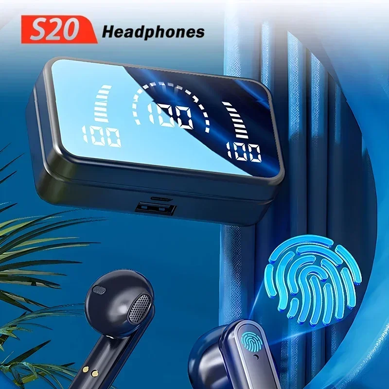 Auriculares TWS S20, Auricular - Anc Wireless Headphones Bluetooth 5.3 reseña y precio