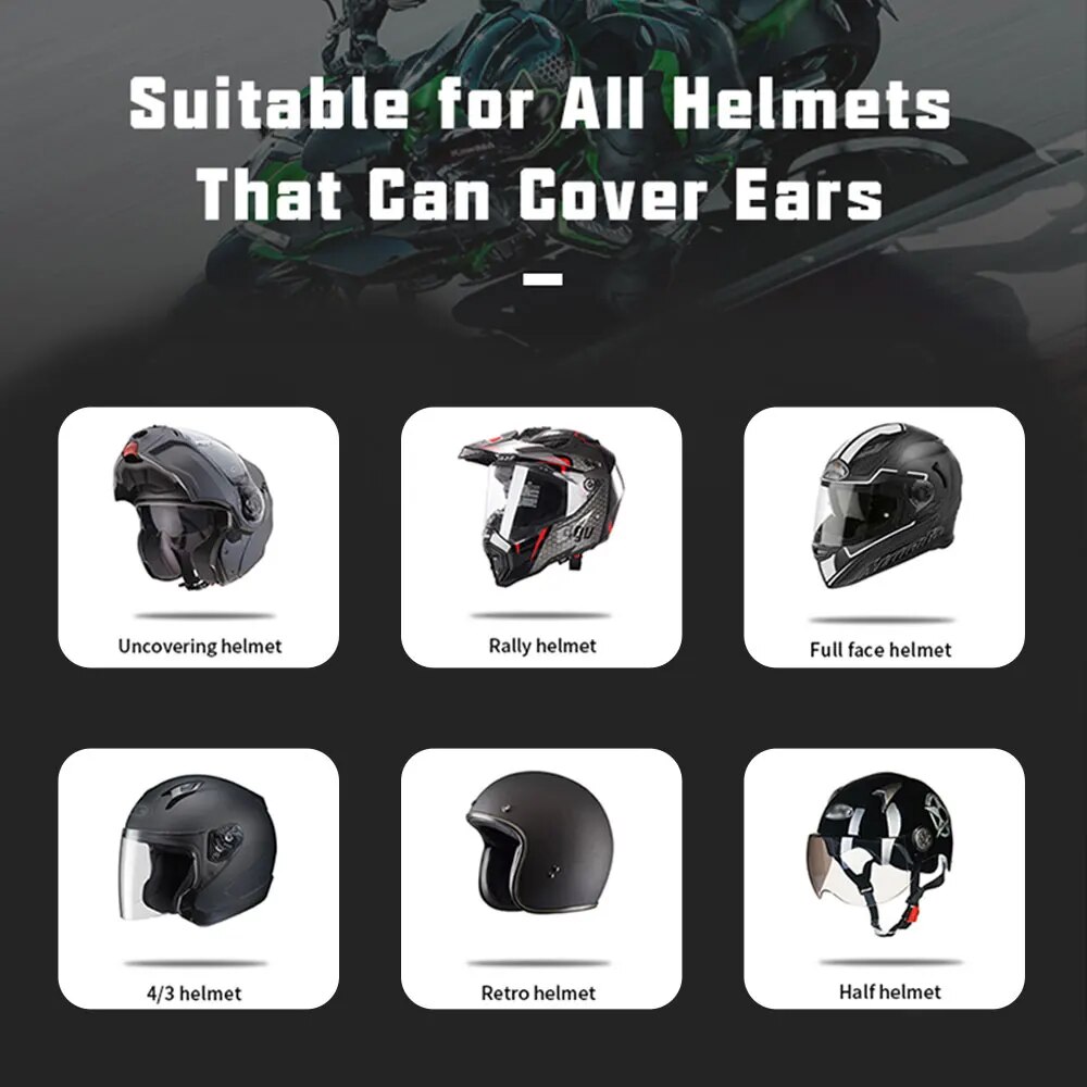 Auriculares Kihous para Casco  - Anc Wireless Headphones Bluetooth 5.3 reseña y precio