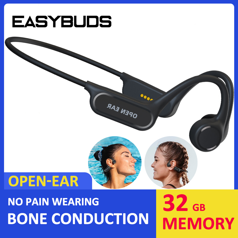 EASYBUDS-auriculares abiertos  - Bone Conduction Headphones Swimming Ip68 reseña y precio