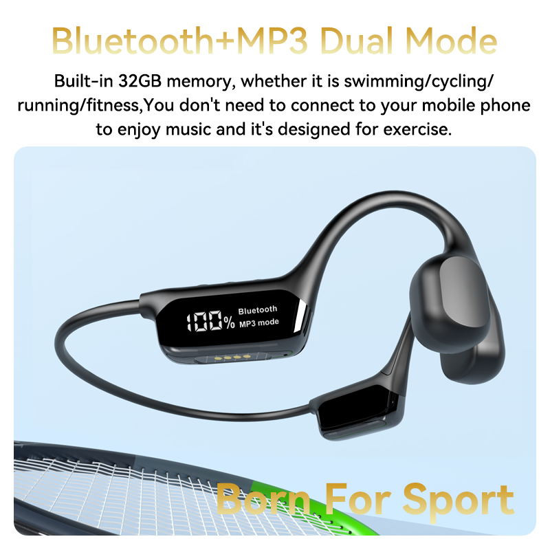 Auriculares Inalámbricos LonMa - Bone Conduction Headphones Swimming Ip68 reseña y precio