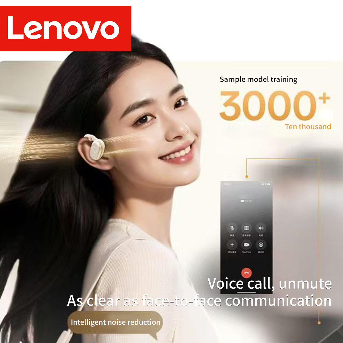 Auriculares Lenovo EA366 con G - Active Noise Cancelling Headphones Over Ear reseña y precio