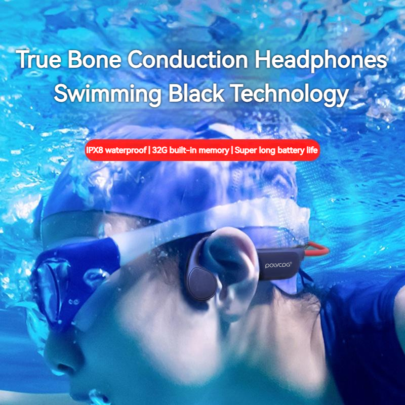 POLVCDG Auriculares de Conducc - Bone Conduction Headphones Swimming Ip68 reseña y precio