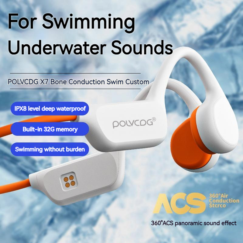 POLVCDG Auriculares de Conducc - Bone Conduction Headphones Swimming Ip68 reseña y precio