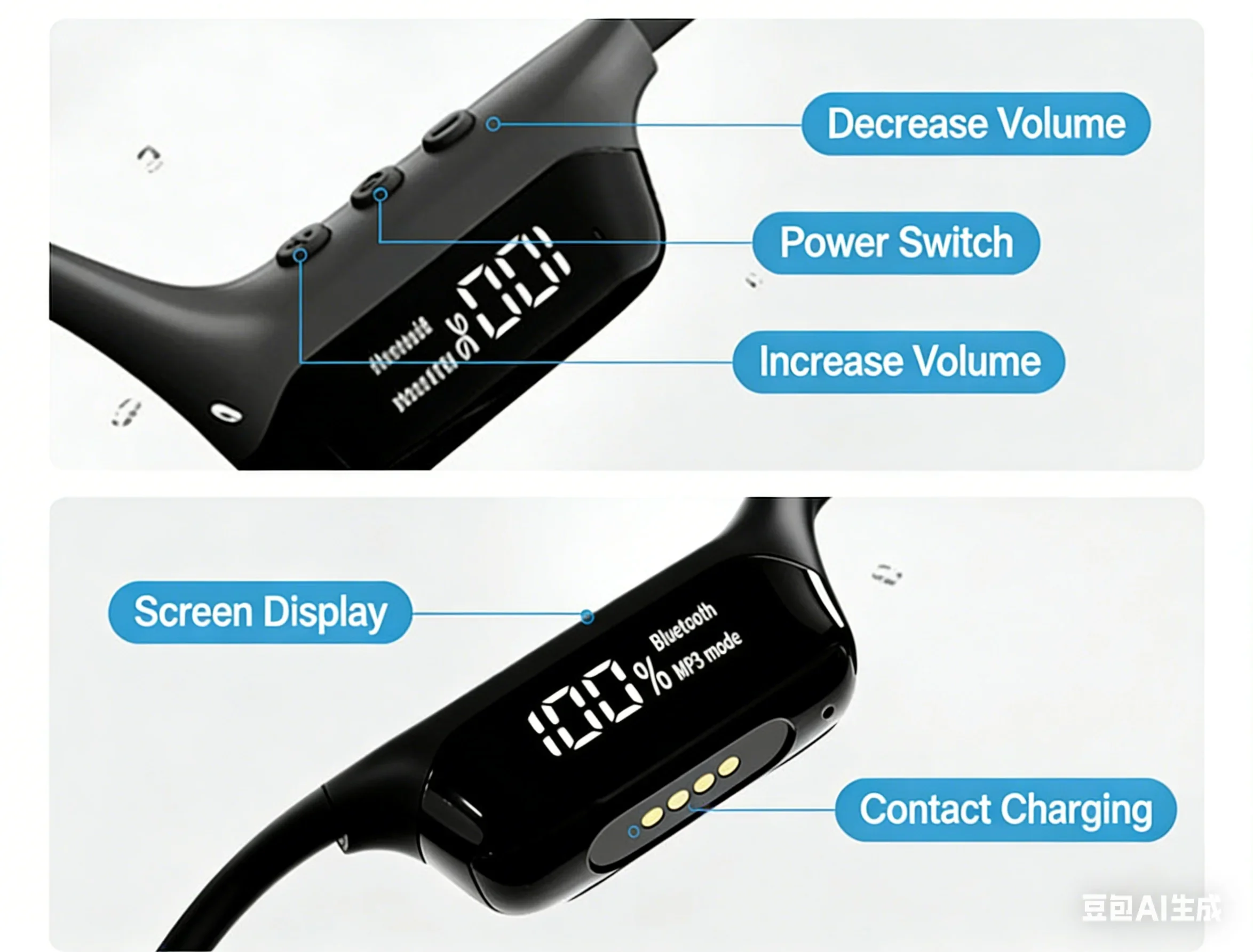 Auriculares de Conducción Ósea - Bone Conduction Headphones Swimming Ip68 reseña y precio
