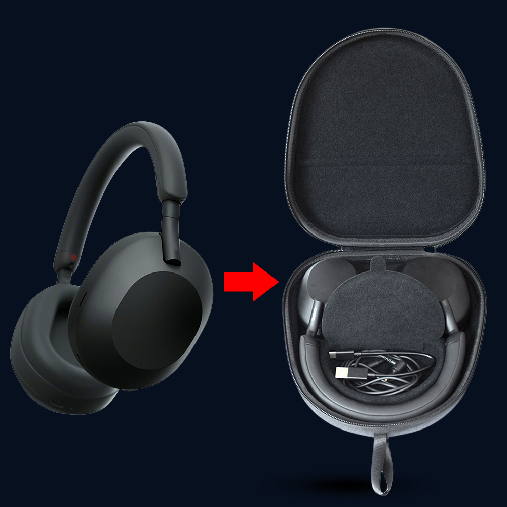 Estuche de transporte duro, bo - Headphone Carrying Hard Case Travel reseña y precio