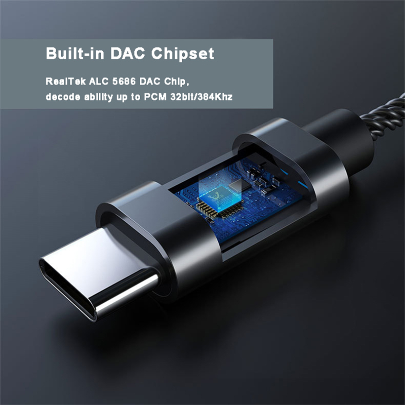 Realtek ALC5686 USB tipo C a 3 - Headphone Amplifier Portable Dac Usb reseña y precio