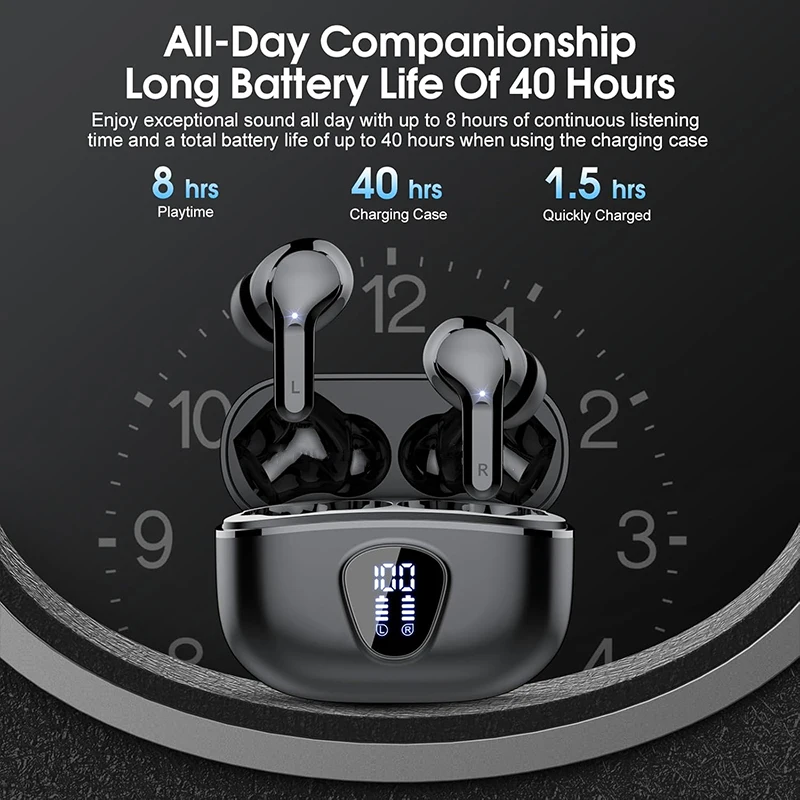 UYUXIO TWS auriculares inalámb - Noise Cancelling Earbuds Tws Transparency reseña y precio