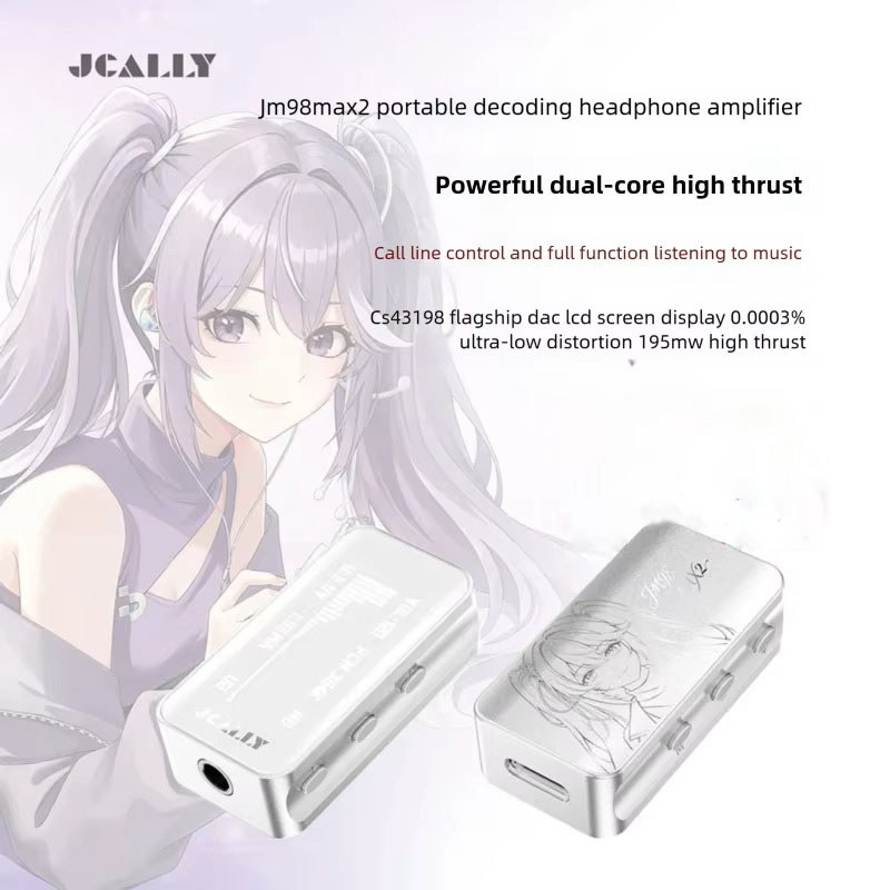 JCALLY JM98MAX 2: amplificador - Headphone Amplifier Portable Dac Usb reseña y precio