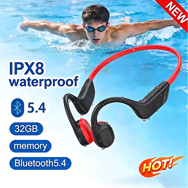 Auriculares de Conducción Ósea - Bone Conduction Headphones Swimming Ip68 reseña y precio