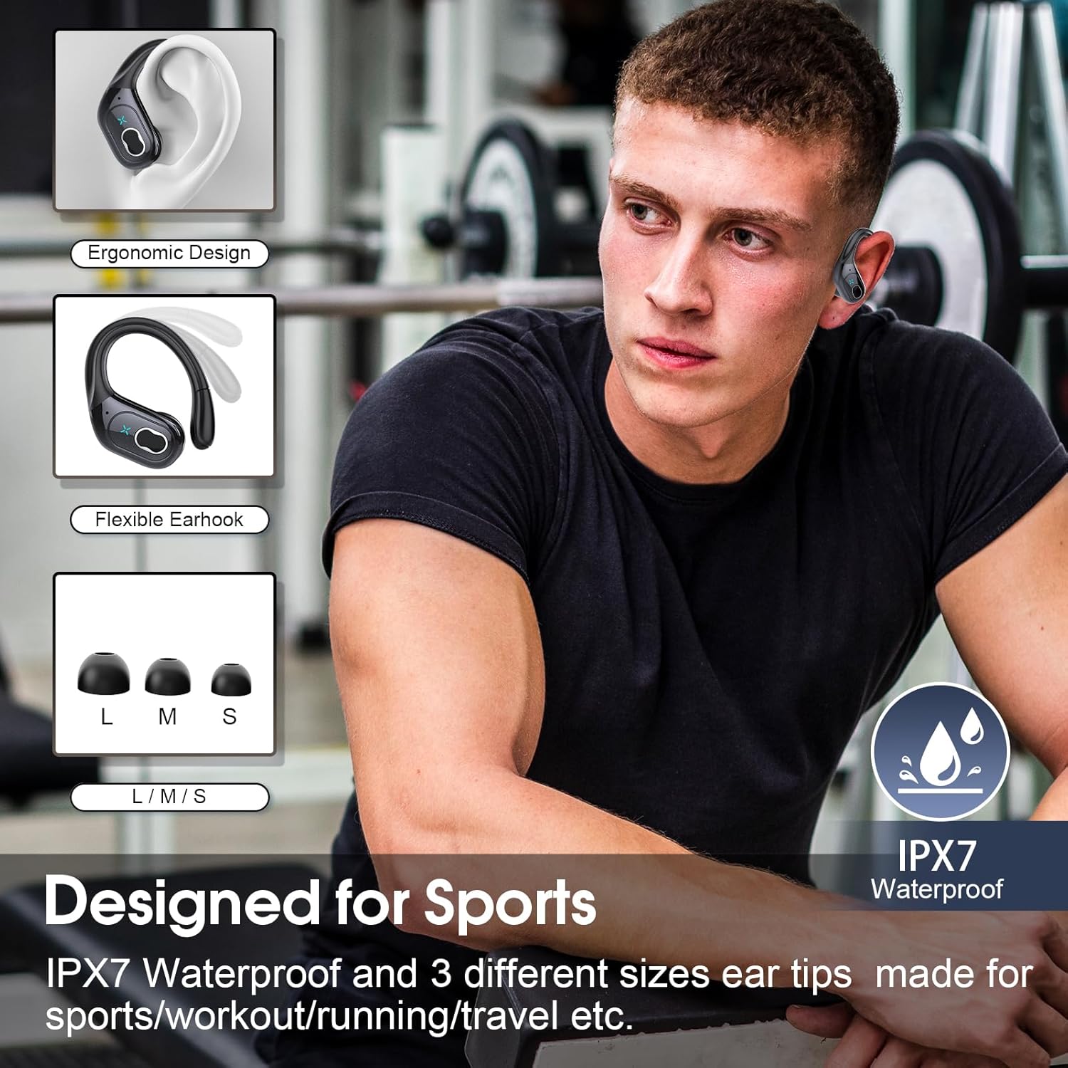 Auriculares HD65 TWS Bluetooth - Active Noise Cancelling Headphones Over Ear reseña y precio