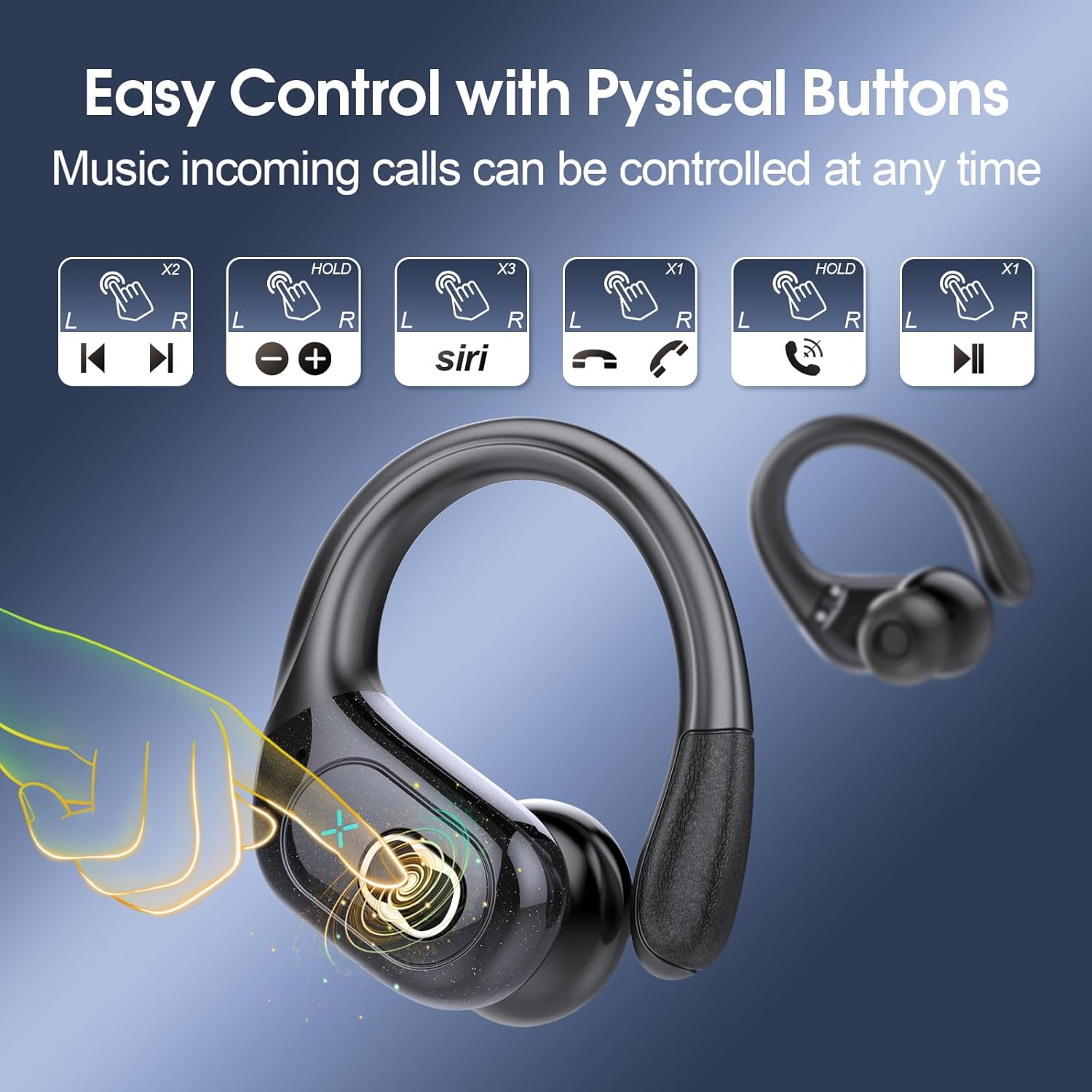 Auriculares HD65 TWS Bluetooth - Active Noise Cancelling Headphones Over Ear reseña y precio