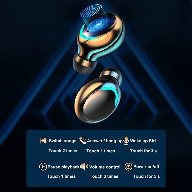 Auriculares Bluetooth 9D con s - Anc Wireless Headphones Bluetooth 5.3 reseña y precio