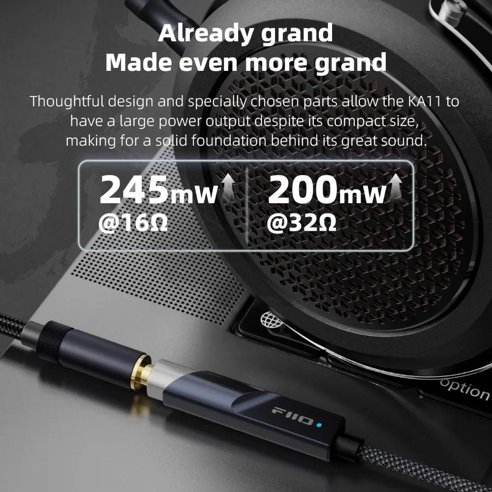 FiiO JadeAudio KA11 USB DAC AM - Headphone Amplifier Portable Dac Usb reseña y precio