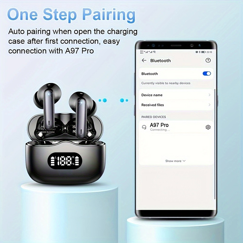 Auriculares Inalámbricos con C - Noise Cancelling Earbuds Tws Transparency reseña y precio
