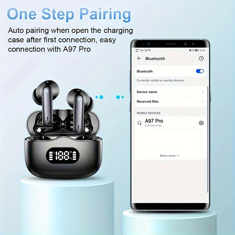 UYUXIO auriculares inalámbrico - Noise Cancelling Earbuds Tws Transparency reseña y precio