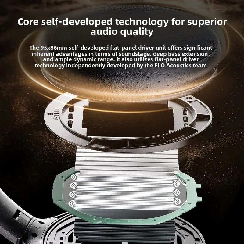 Auriculares planos de diseño a - Audiophile Open Back Planar Headphones reseña y precio