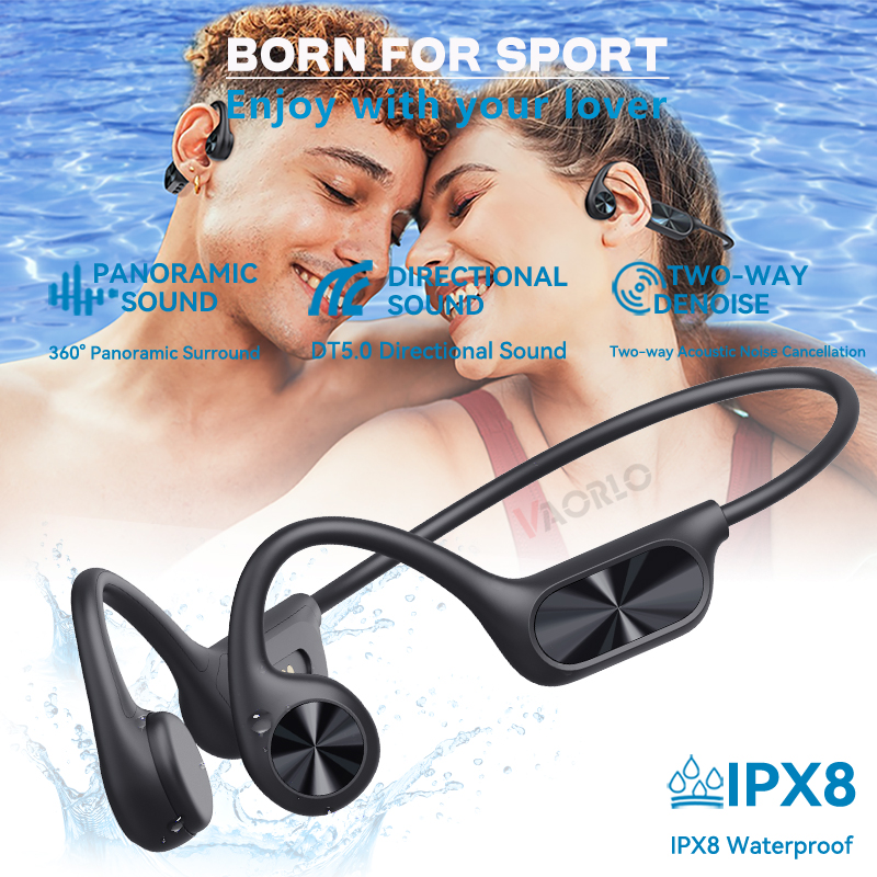 Auriculares inalámbricos de co - Bone Conduction Headphones Swimming Ip68 reseña y precio