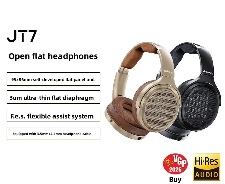 Auriculares FiiO JT7 HiFi de A - Audiophile Open Back Planar Headphones reseña y precio