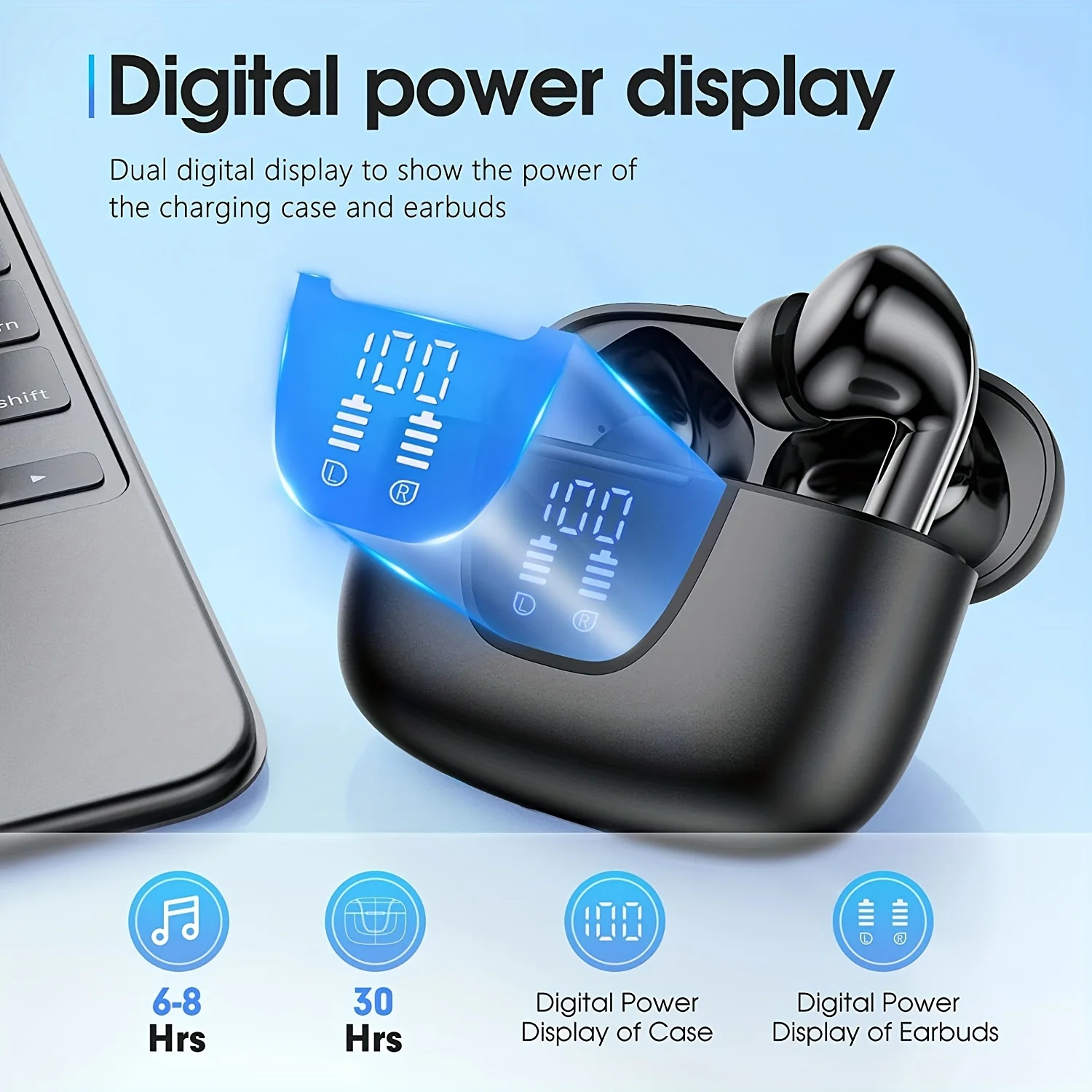 Auriculares inalámbricos 40dB  - Noise Cancelling Earbuds Tws Transparency reseña y precio