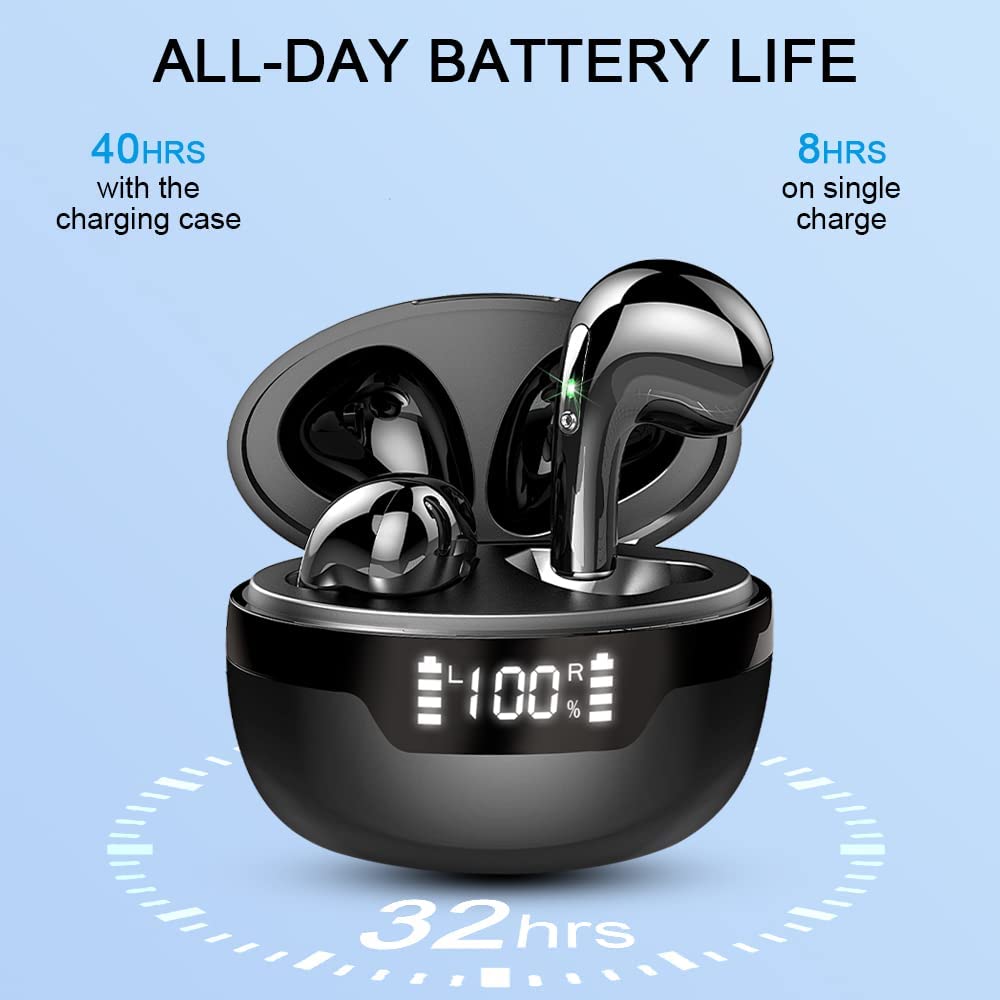 Nuevos auriculares Bluetooth 5 - Active Noise Cancelling Headphones Over Ear reseña y precio