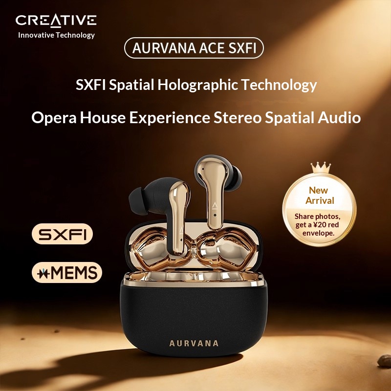 Nuevos auriculares creativos A - Anc Wireless Headphones Bluetooth 5.3 reseña y precio